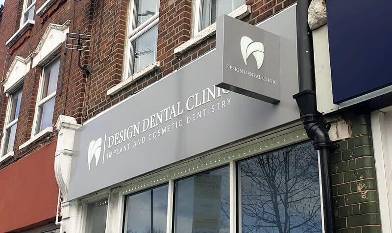 Design Dental Clinic signage